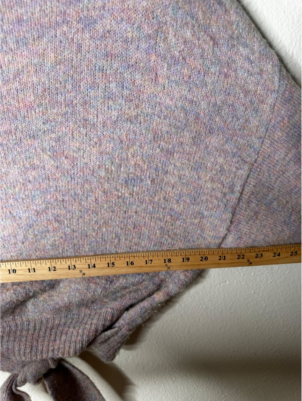 Wilfred Womens S Turtleneck Tie Waist Sweater Mauve Wool Mohair Blend - Picture 6 of 7